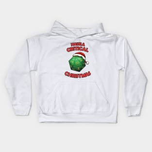 Have a Critical Christmas D20 Kids Hoodie